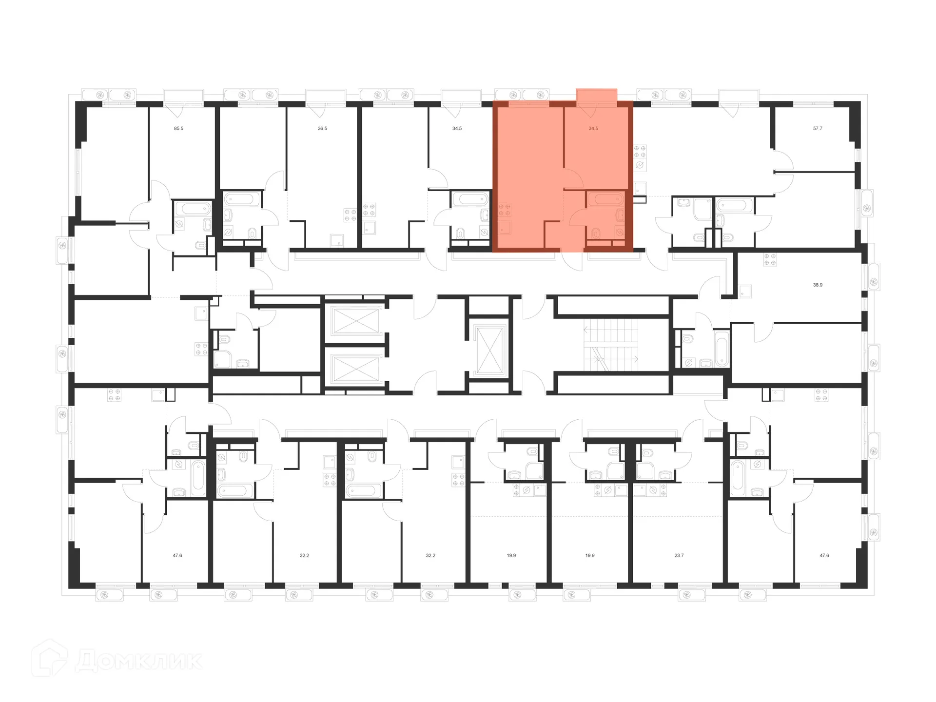 Фото квартиры в ЖК Яуза парк