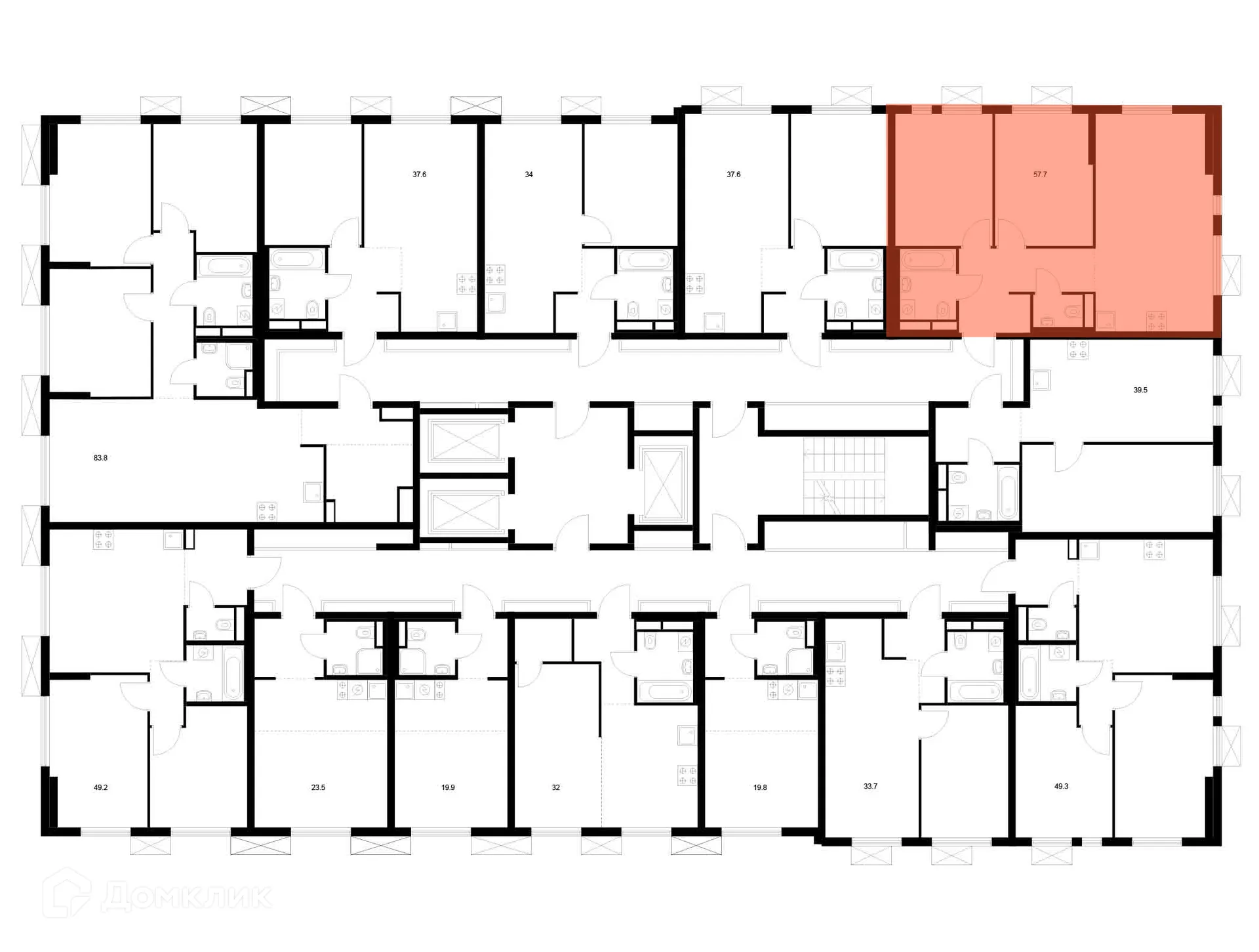 Фото квартиры в ЖК Яуза парк