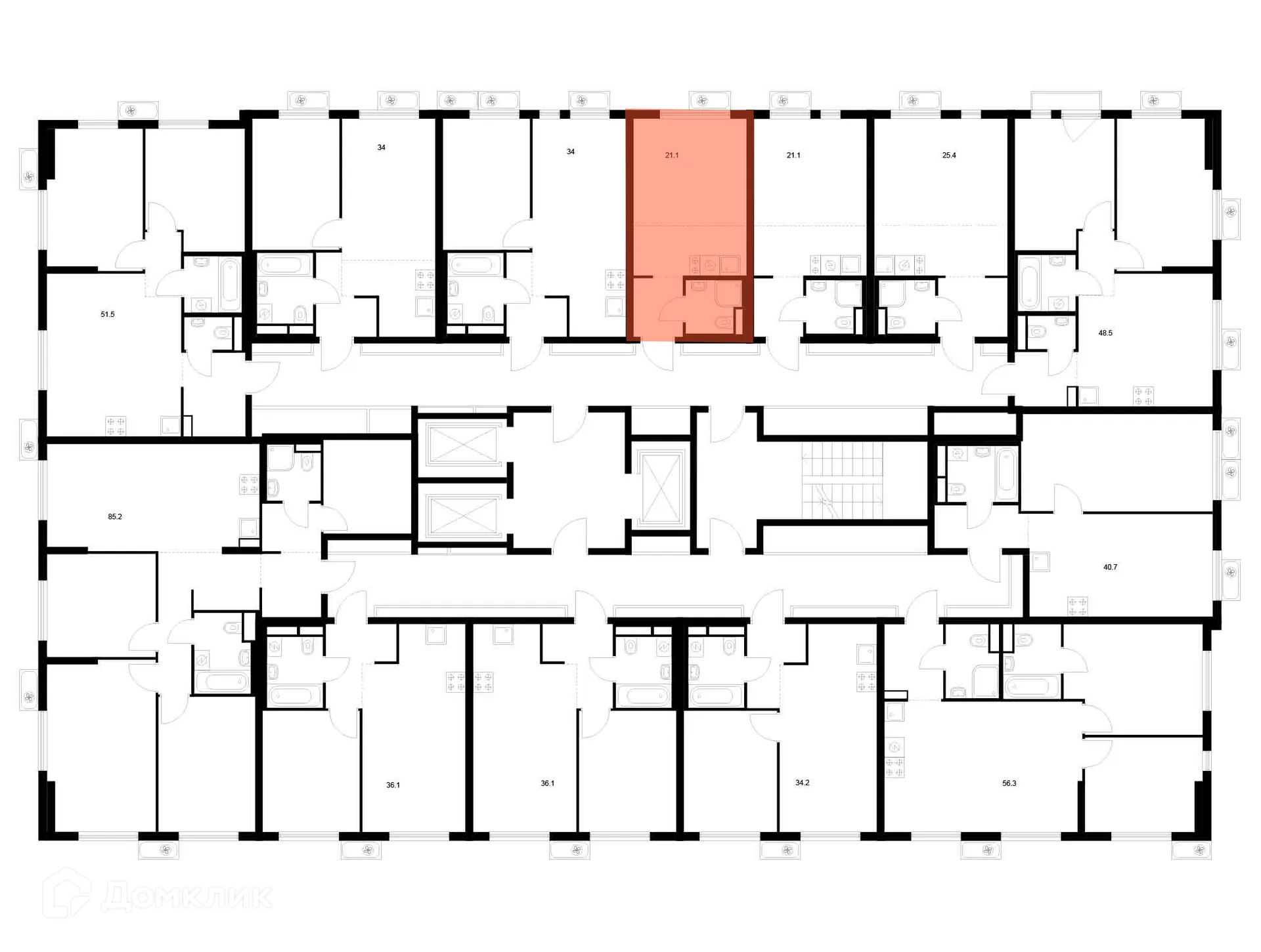 Фото квартиры в ЖК Яуза парк