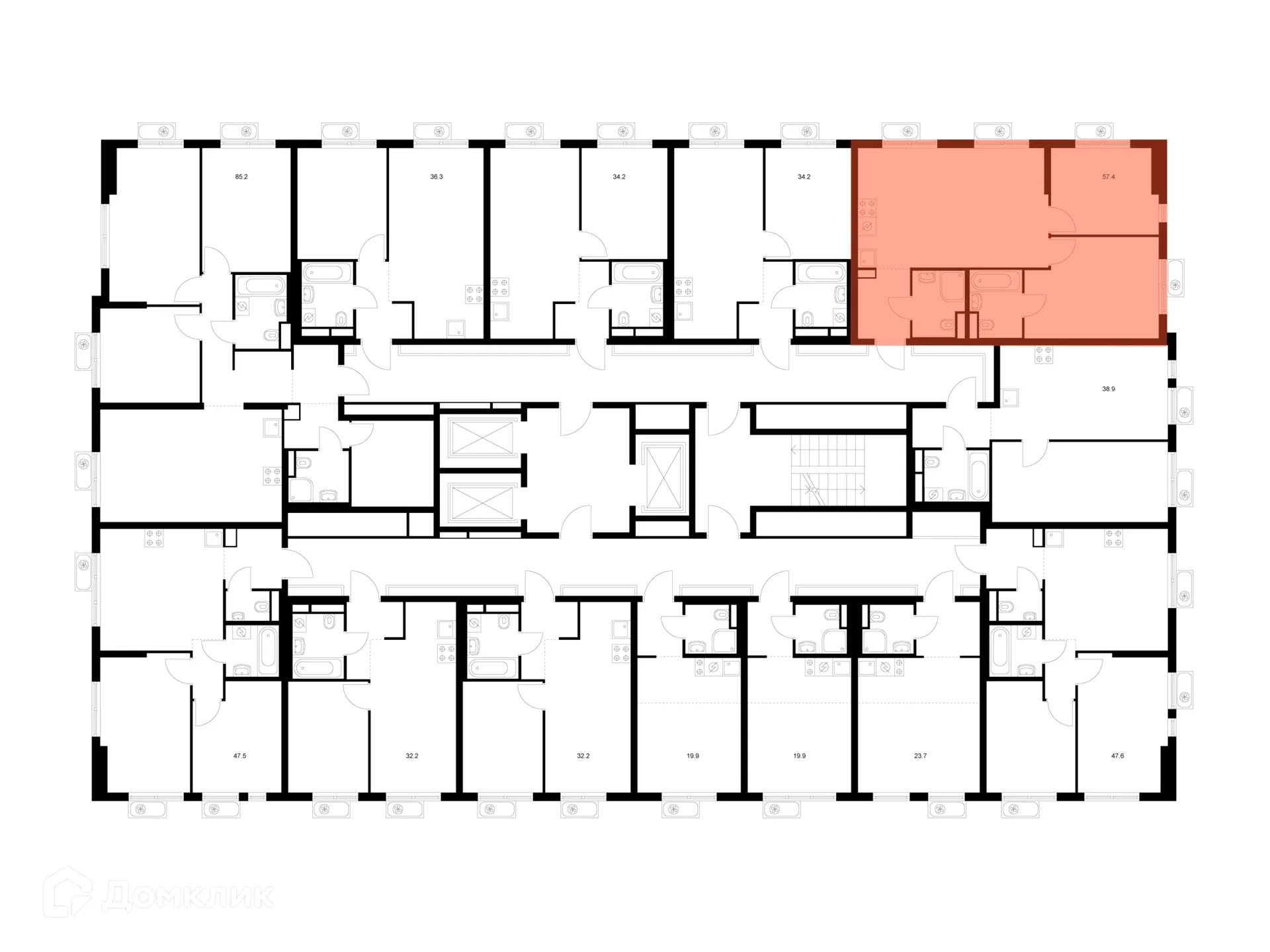 Фото квартиры в ЖК Яуза парк