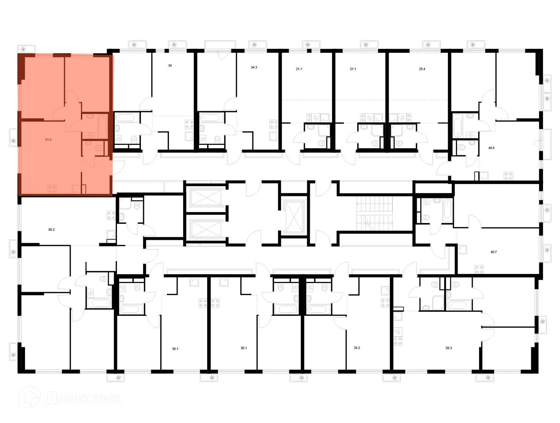 Фото квартиры в ЖК Яуза парк