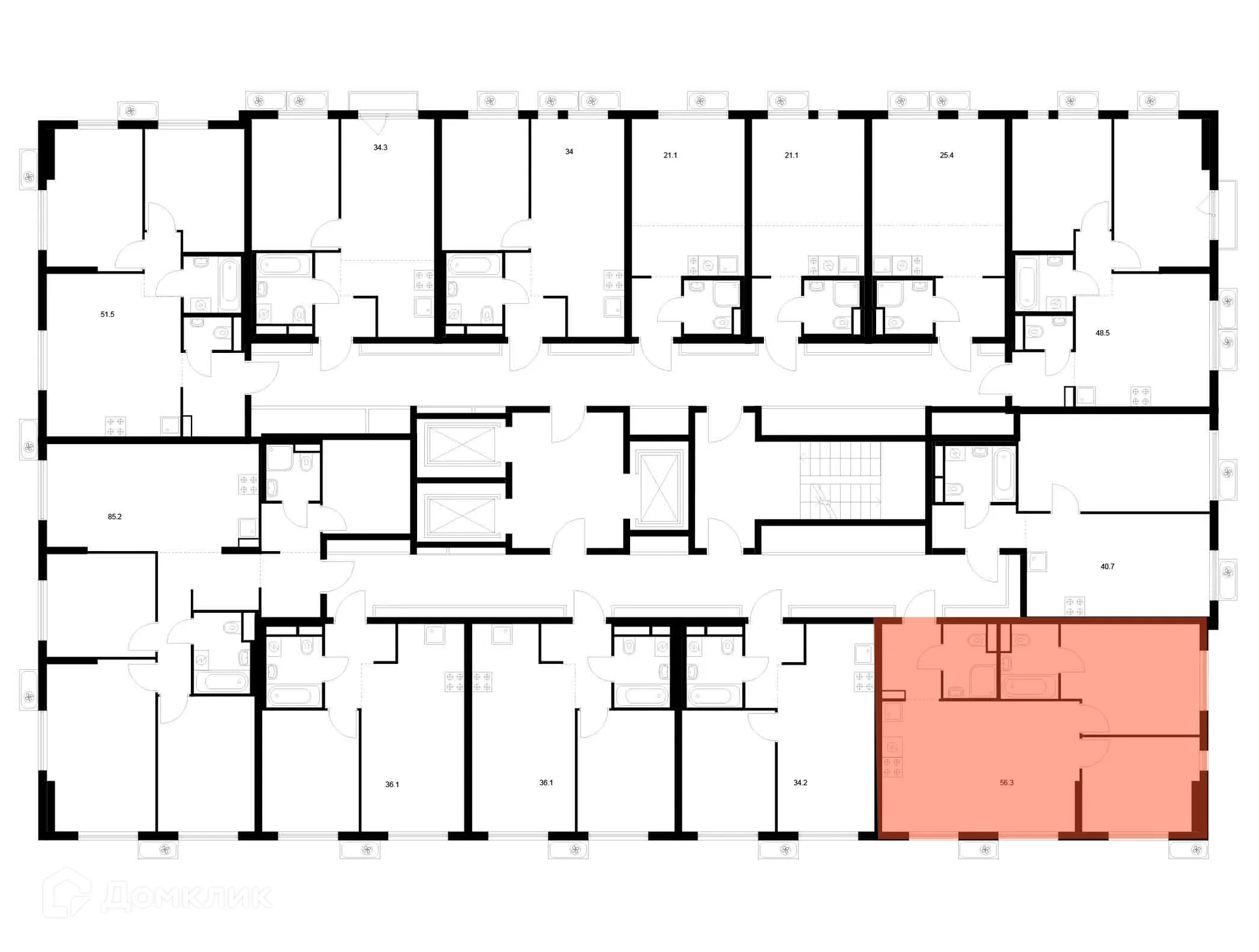 Фото квартиры в ЖК Яуза парк