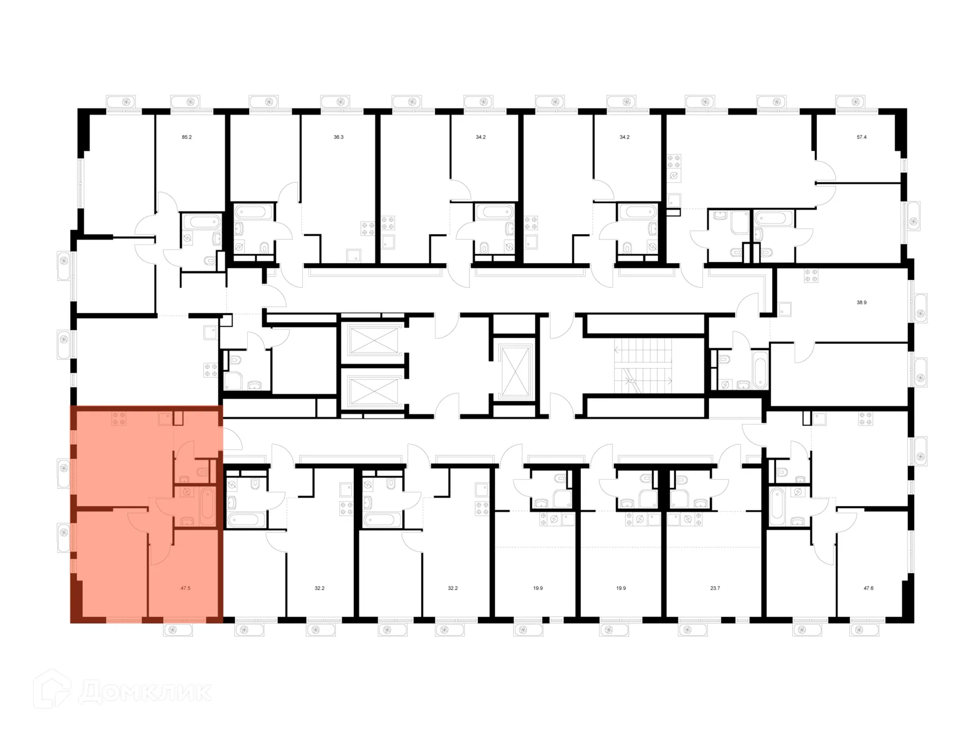 Фото квартиры в ЖК Яуза парк