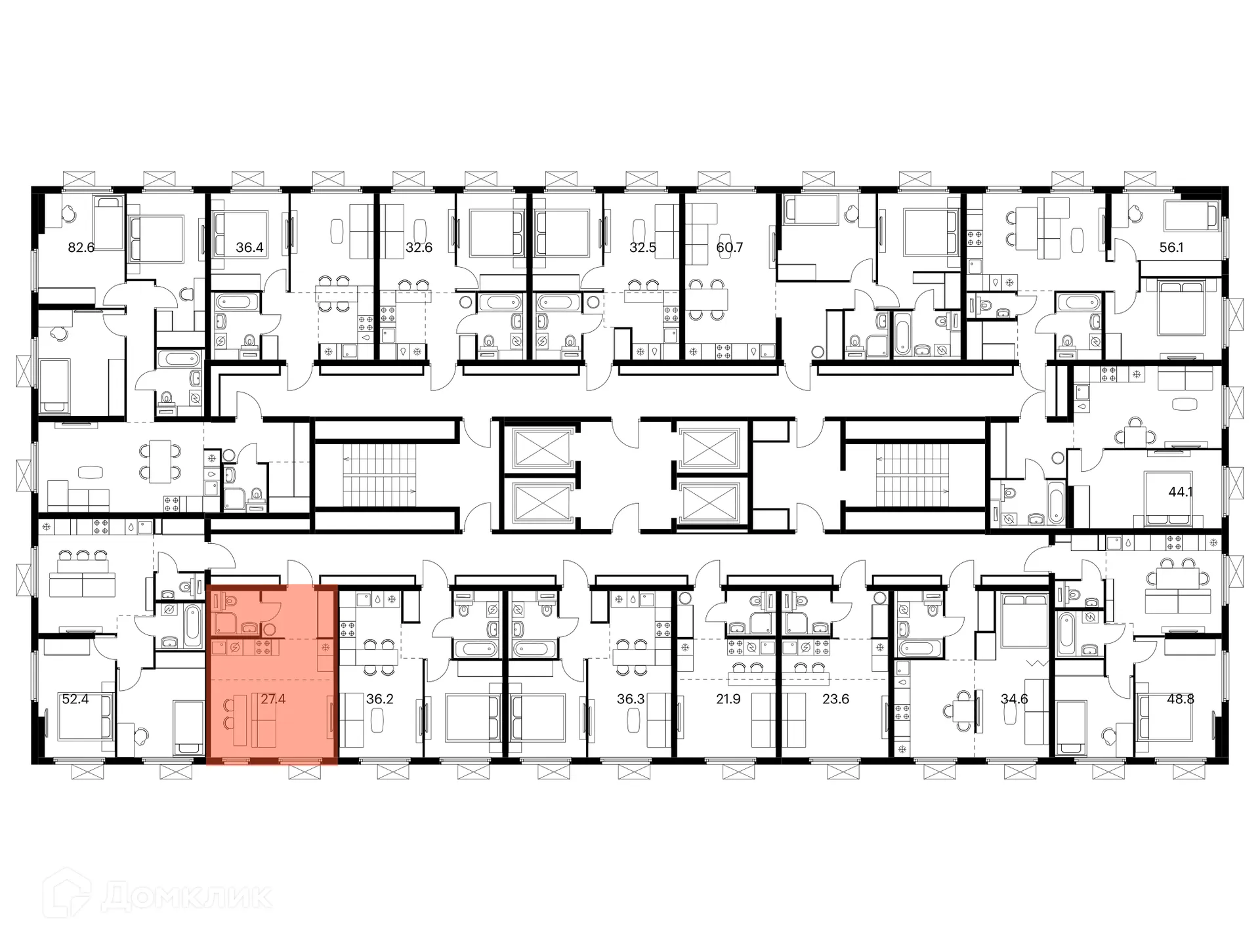 Фото квартиры в ЖК Ярославский