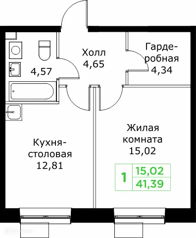 Фото квартиры в ЖК КИТ 2
