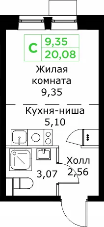 Фото квартиры в ЖК КИТ 2