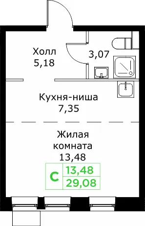 Фото квартиры в ЖК КИТ 2