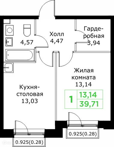Фото квартиры в ЖК КИТ 2
