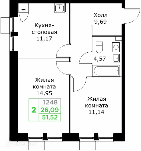 Фото квартиры в ЖК КИТ 2