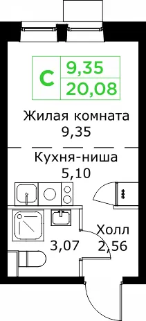 Фото квартиры в ЖК КИТ 2