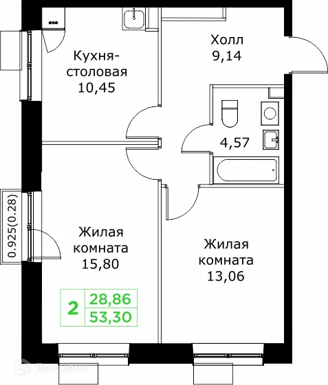 Фото квартиры в ЖК КИТ 2