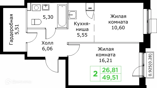 Фото квартиры в ЖК КИТ 2