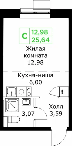 Фото квартиры в ЖК КИТ 2