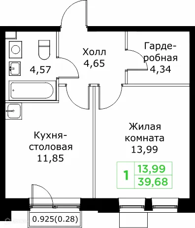 Фото квартиры в ЖК КИТ 2