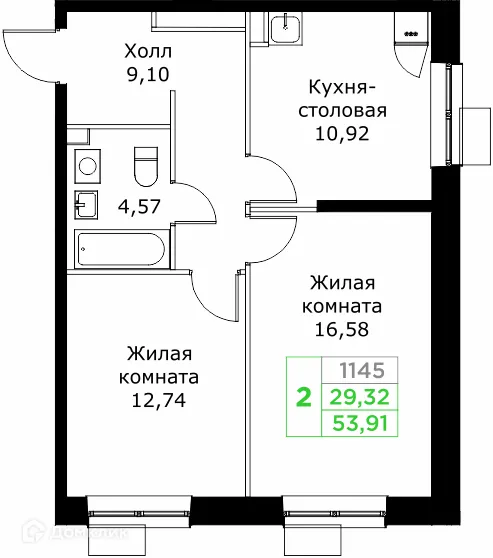 Фото квартиры в ЖК КИТ 2