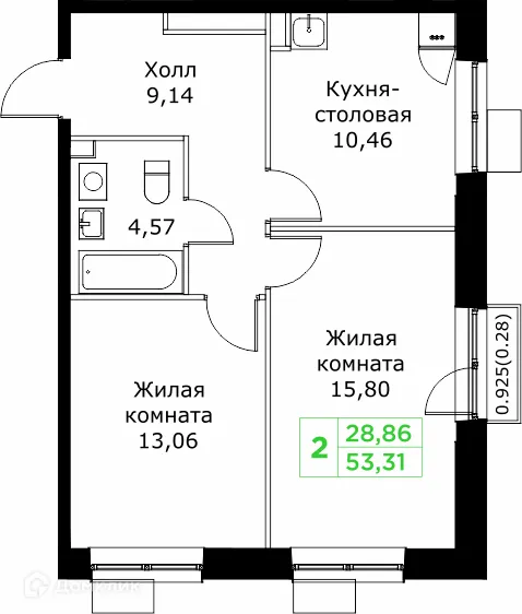 Фото квартиры в ЖК КИТ 2