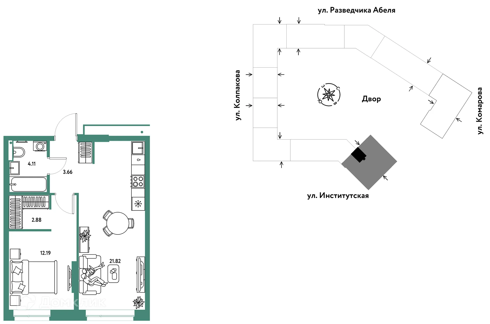 Фото квартиры в ЖК Страна.Парковая