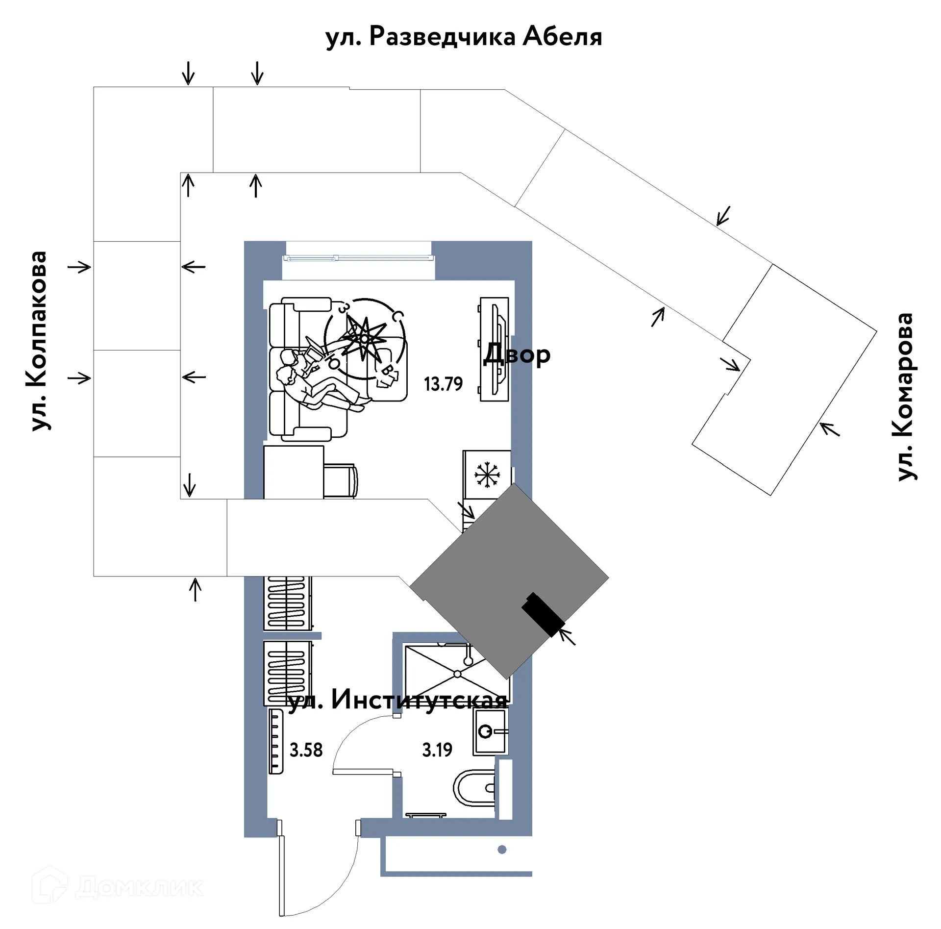 Фото квартиры в ЖК Страна.Парковая