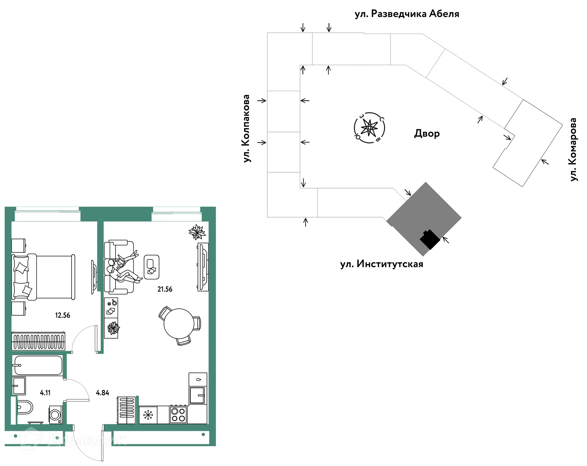 Фото квартиры в ЖК Страна.Парковая