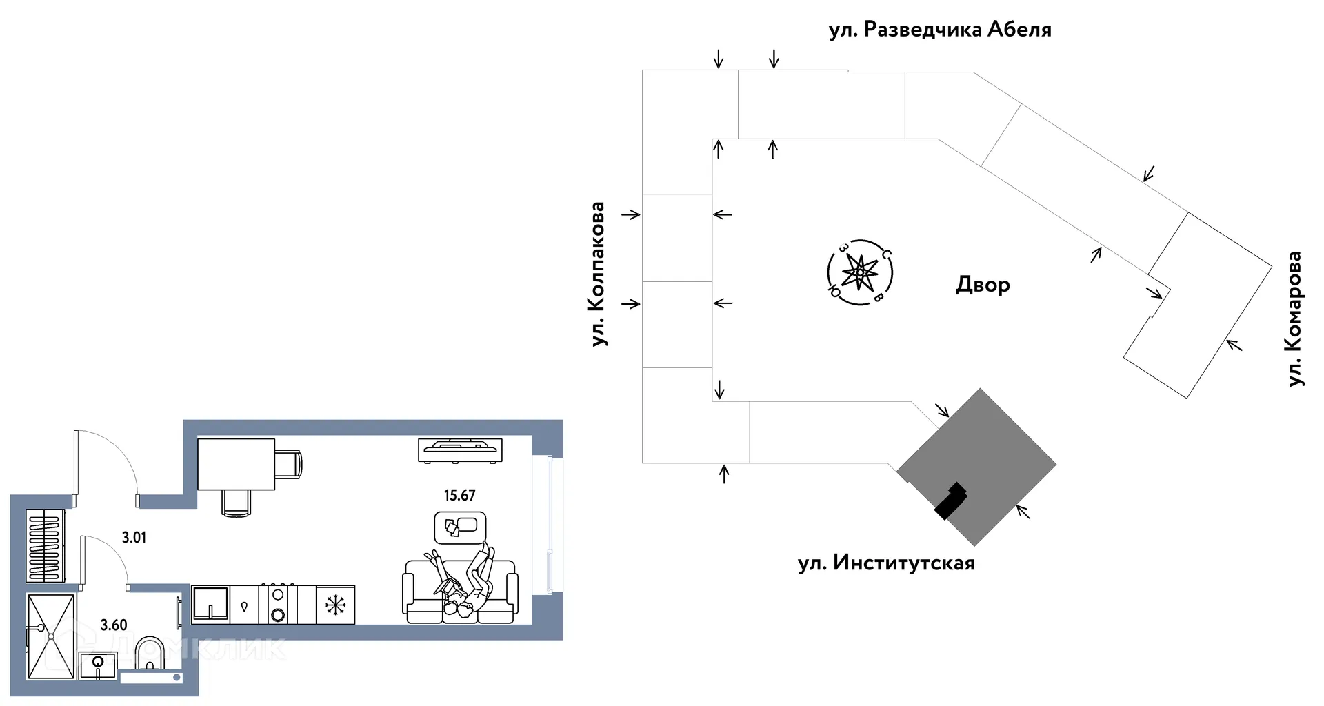 Фото квартиры в ЖК Страна.Парковая