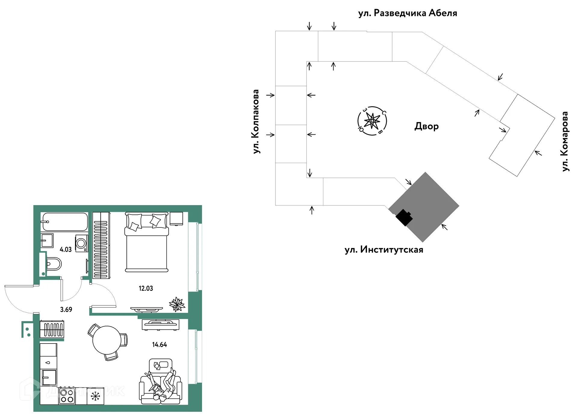 Фото квартиры в ЖК Страна.Парковая