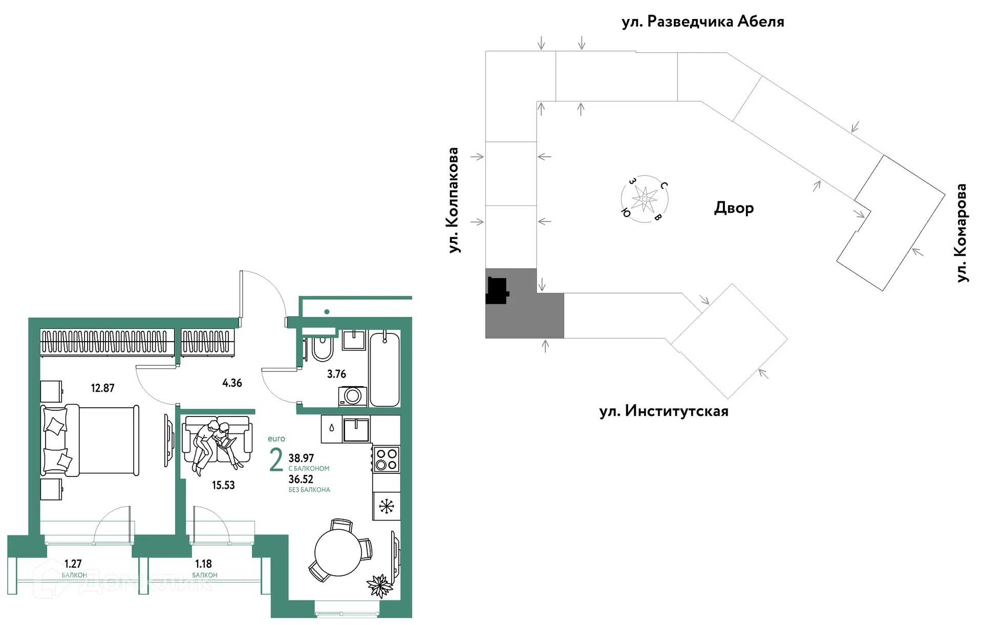 Фото квартиры в ЖК Страна.Парковая