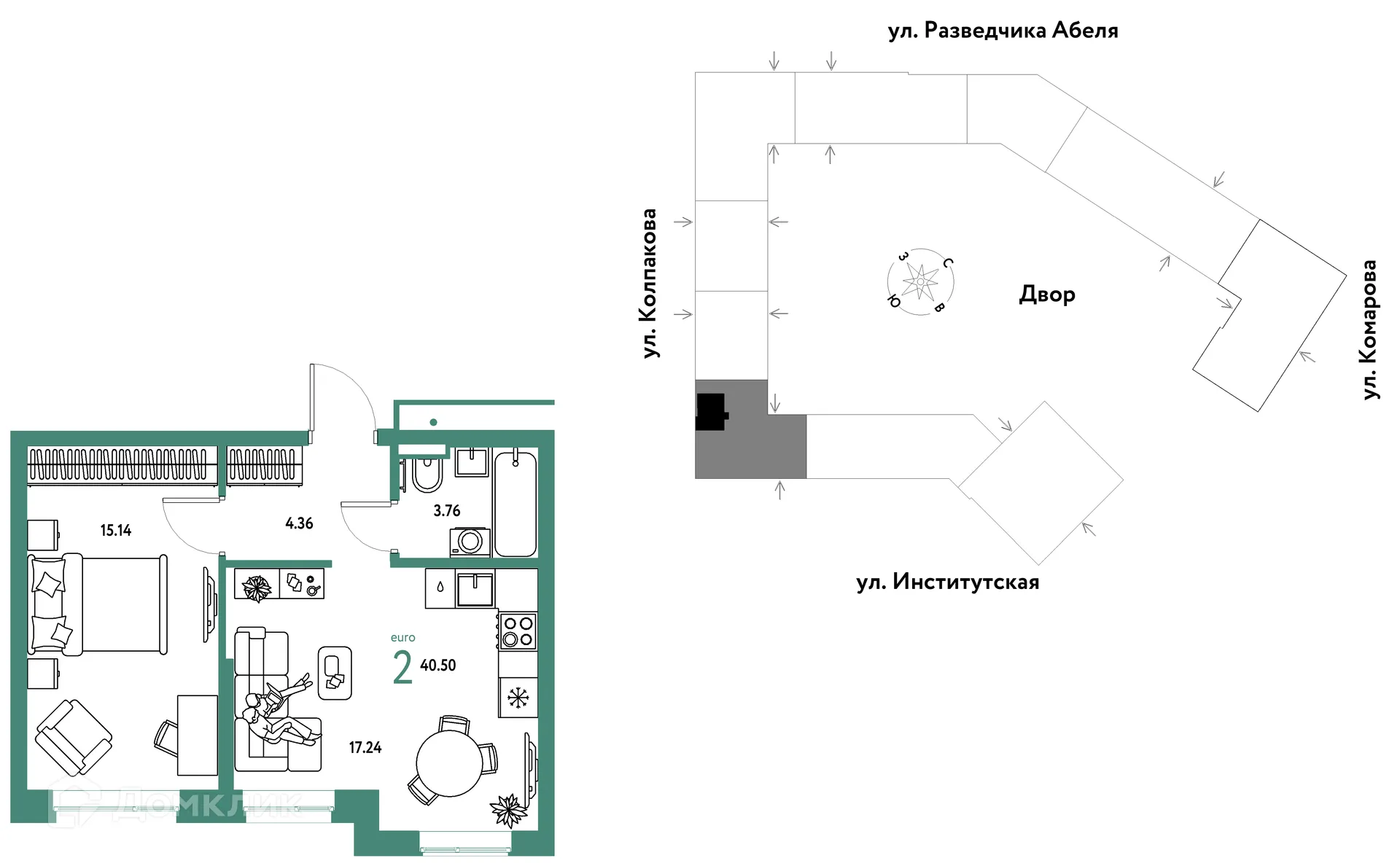 Фото квартиры в ЖК Страна.Парковая