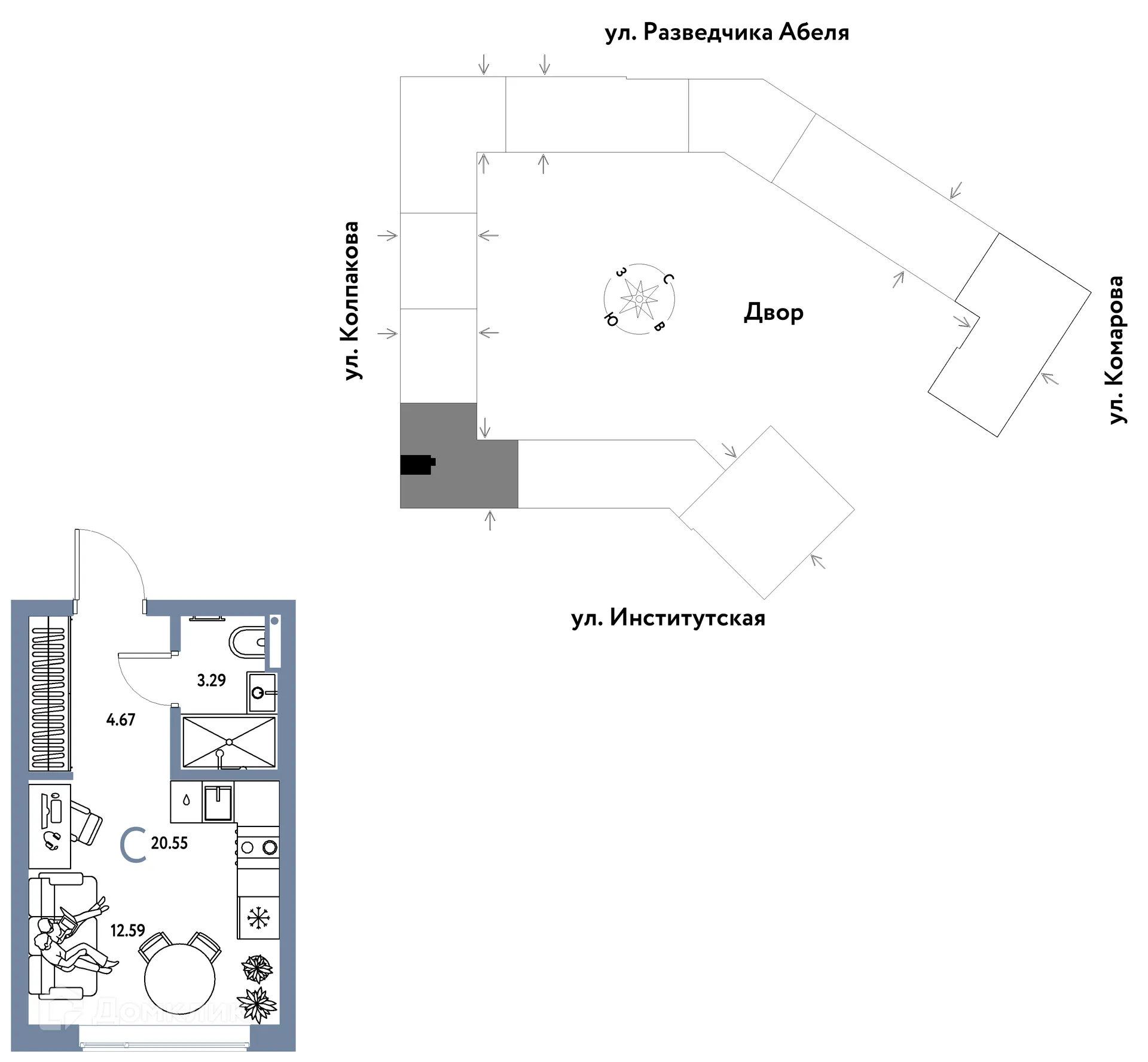 Фото квартиры в ЖК Страна.Парковая