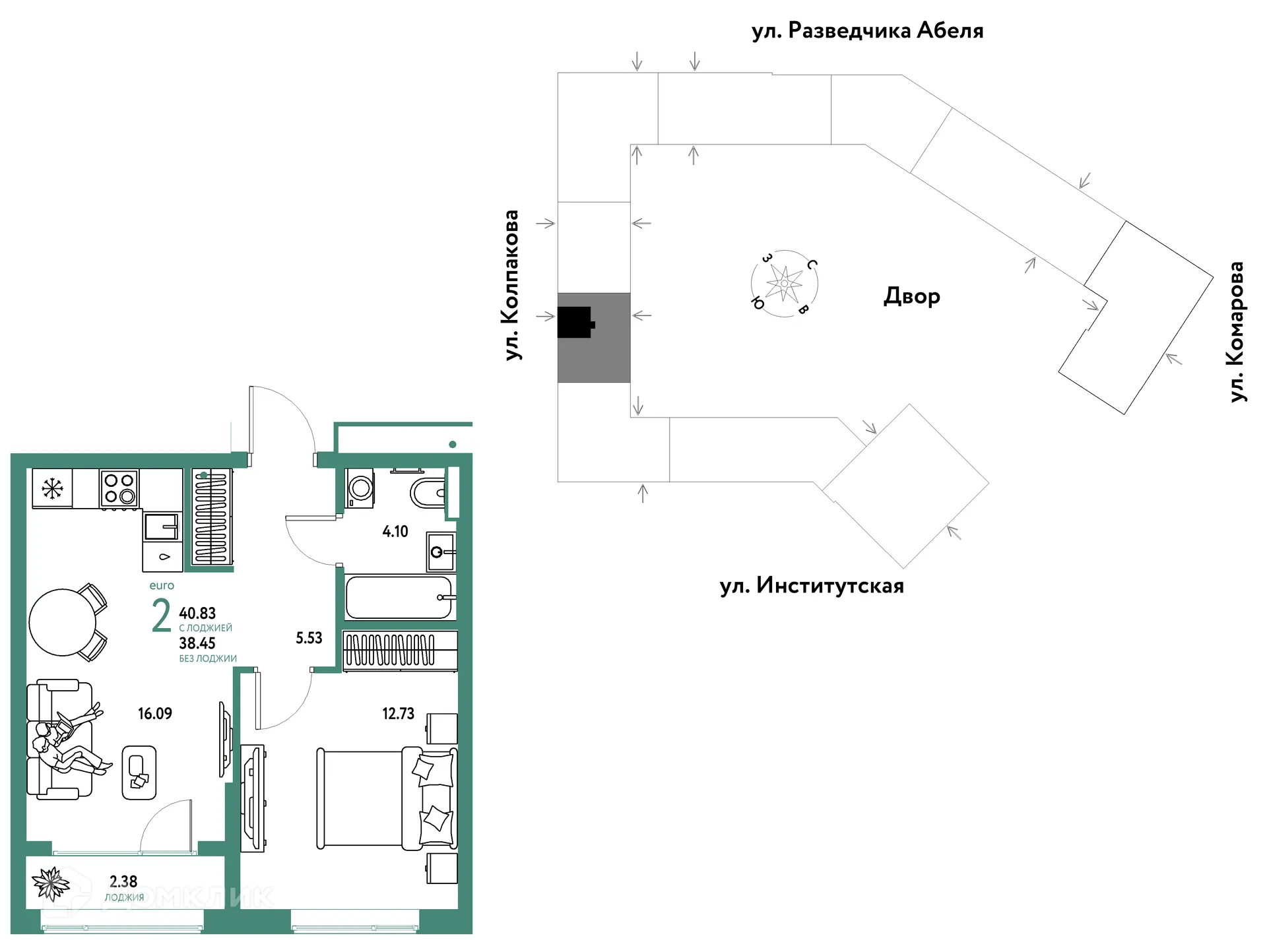 Фото квартиры в ЖК Страна.Парковая