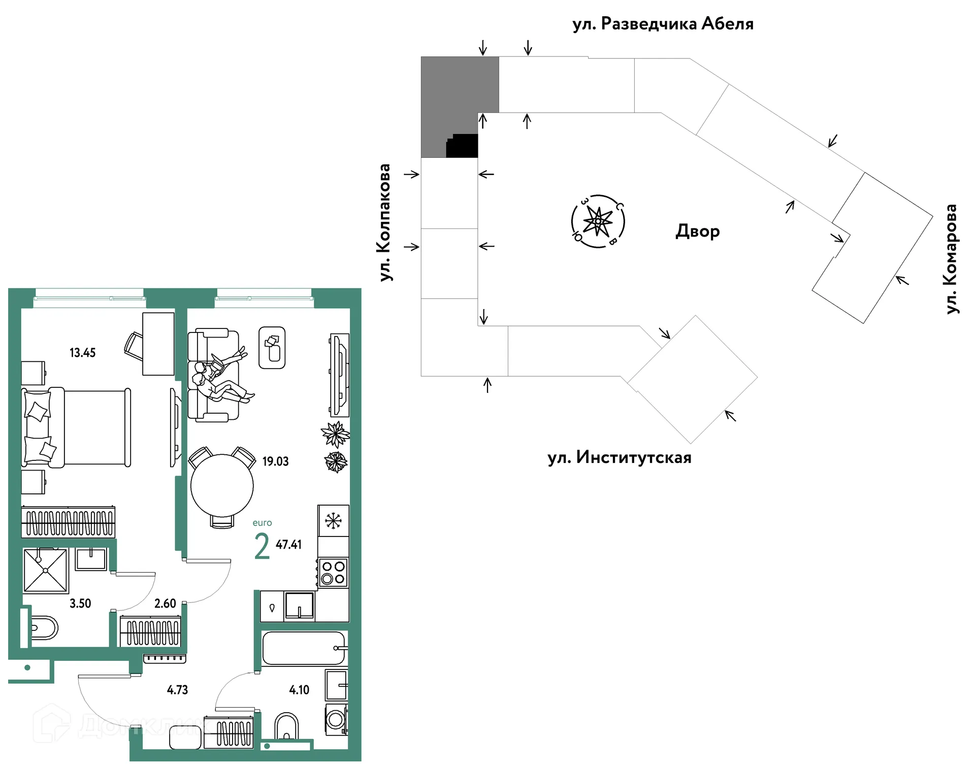 Фото квартиры в ЖК Страна.Парковая