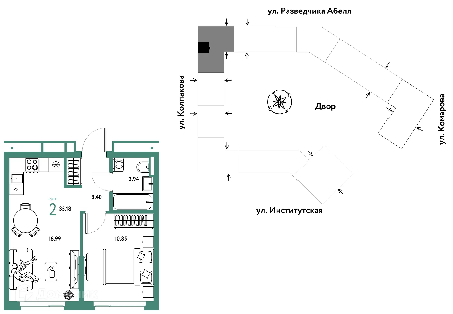 Фото квартиры в ЖК Страна.Парковая