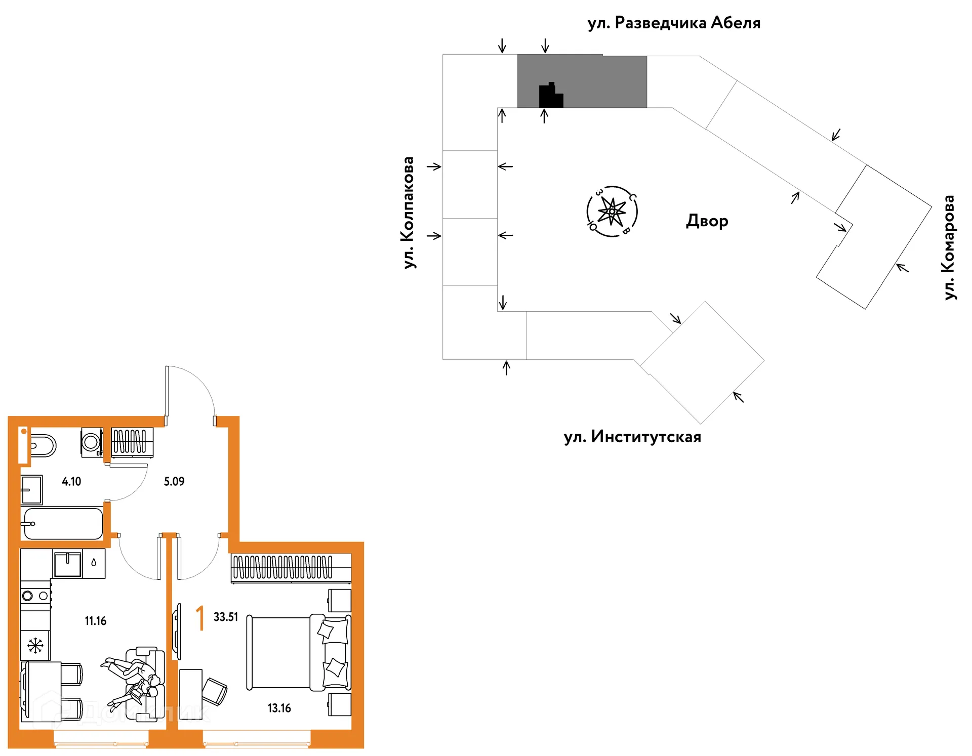 Фото квартиры в ЖК Страна.Парковая