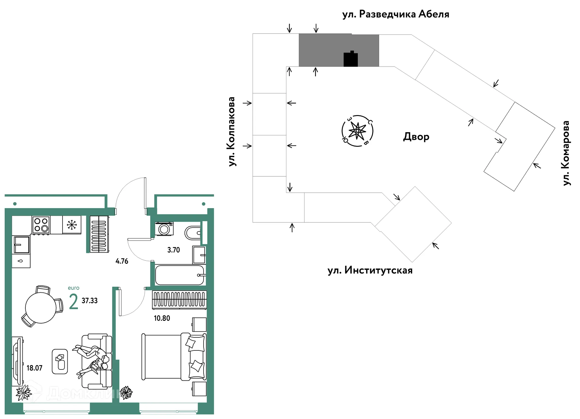 Фото квартиры в ЖК Страна.Парковая