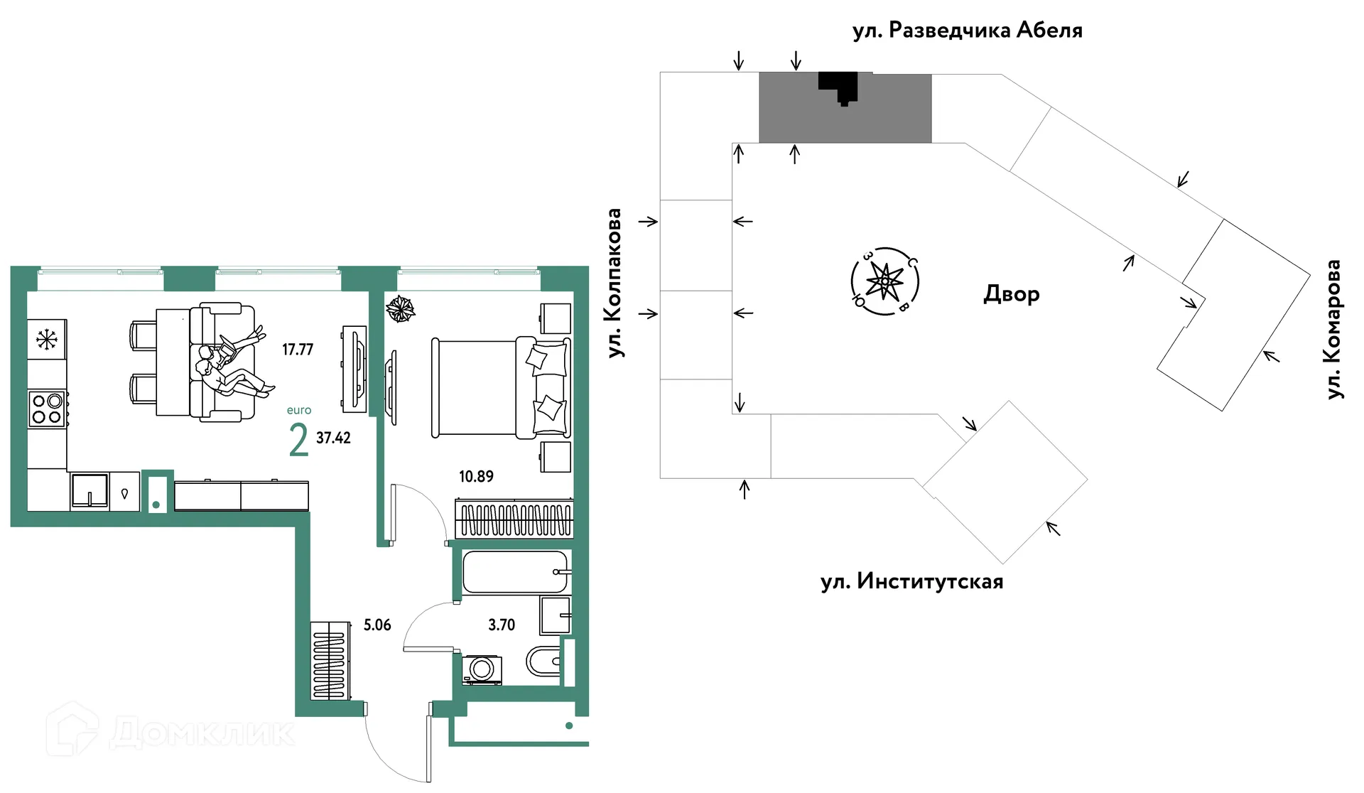 Фото квартиры в ЖК Страна.Парковая