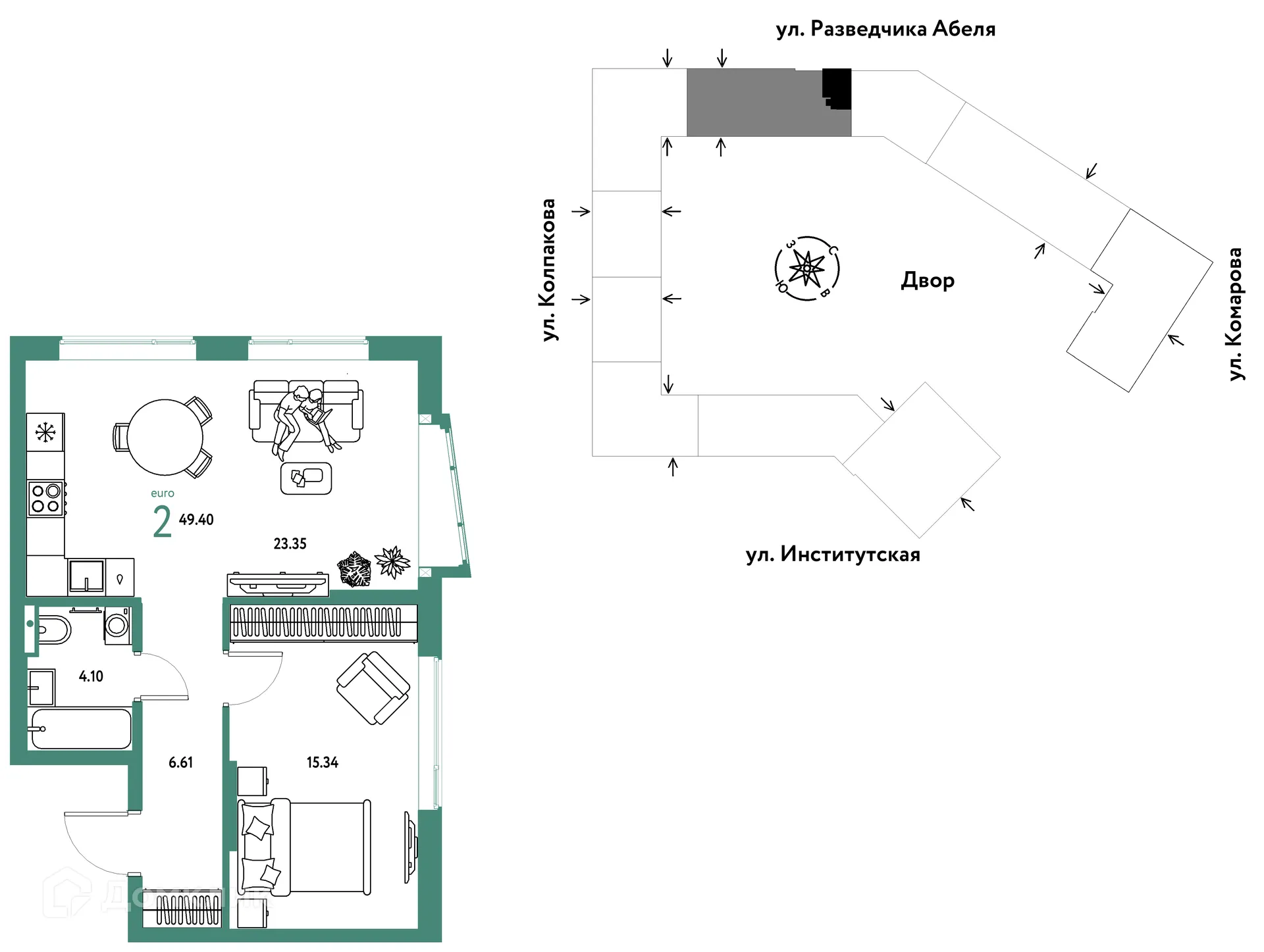 Фото квартиры в ЖК Страна.Парковая