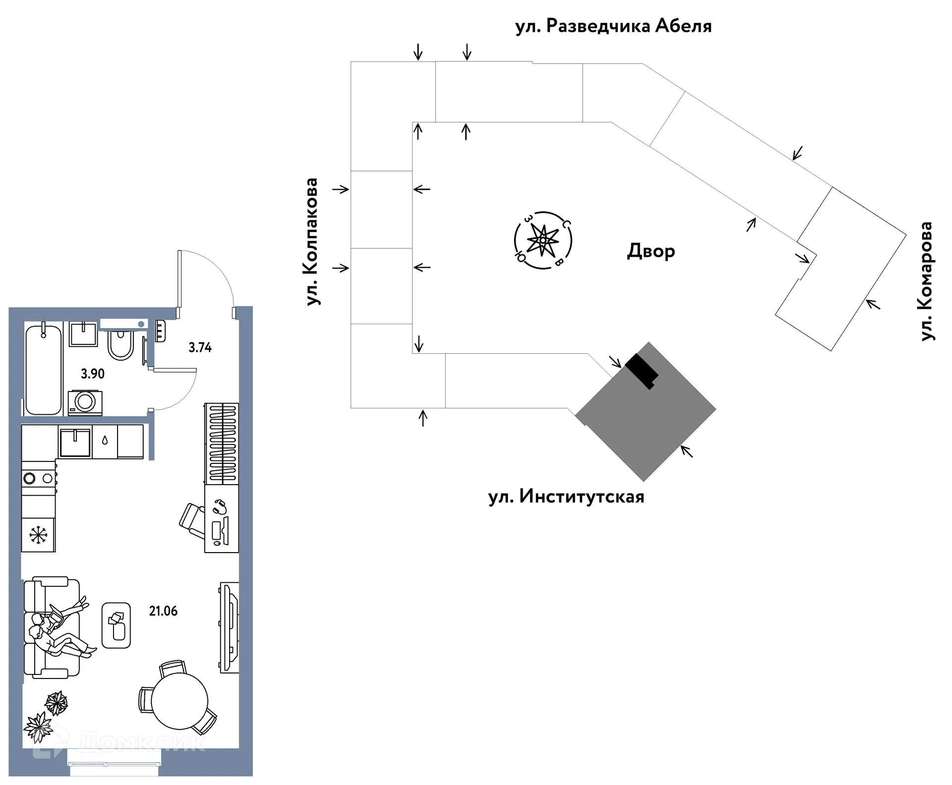 Фото квартиры в ЖК Страна.Парковая