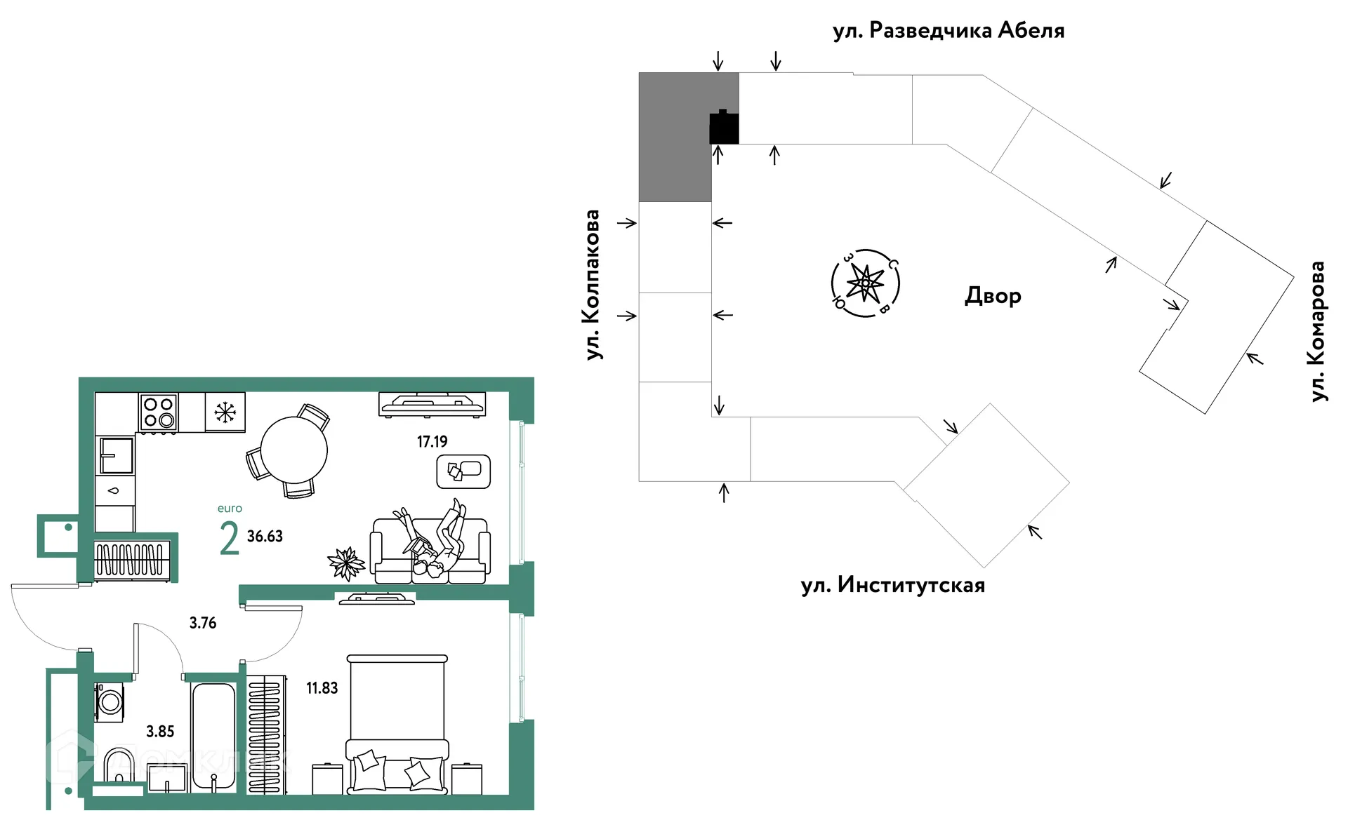 Фото квартиры в ЖК Страна.Парковая