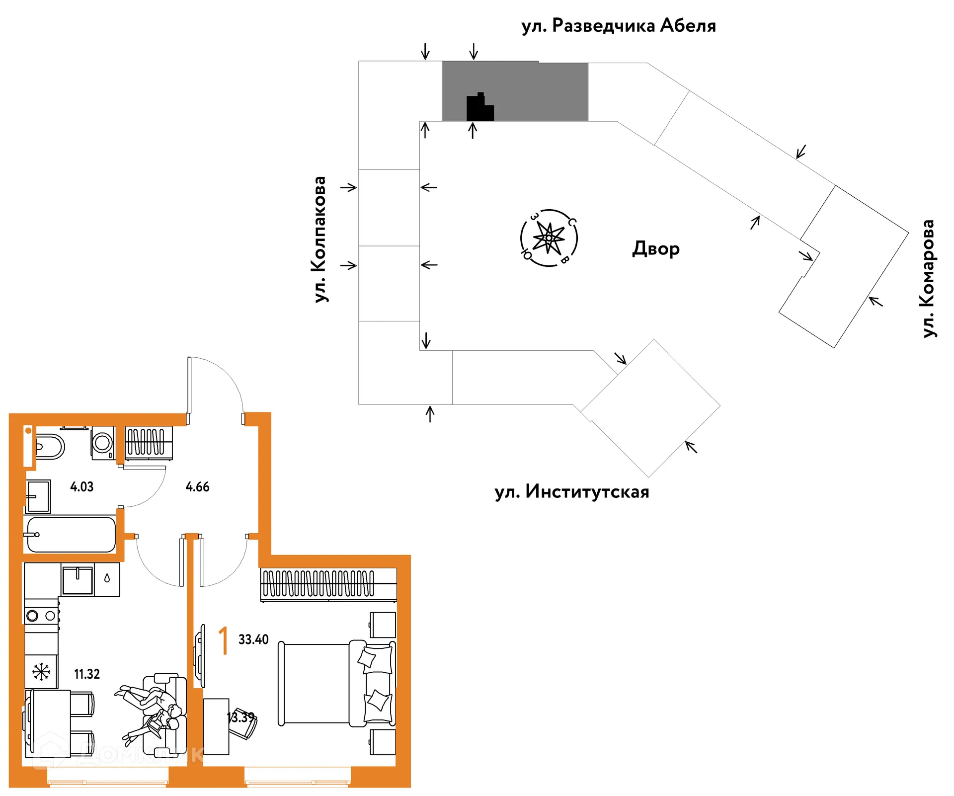 Фото квартиры в ЖК Страна.Парковая