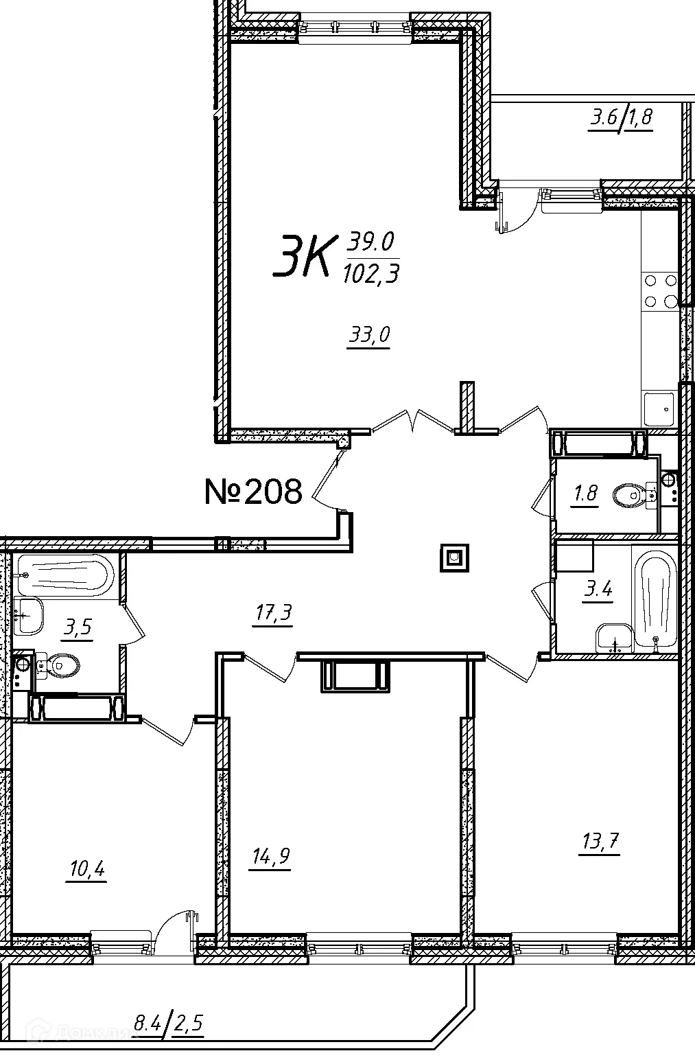 Фото квартиры в ЖК Школьный