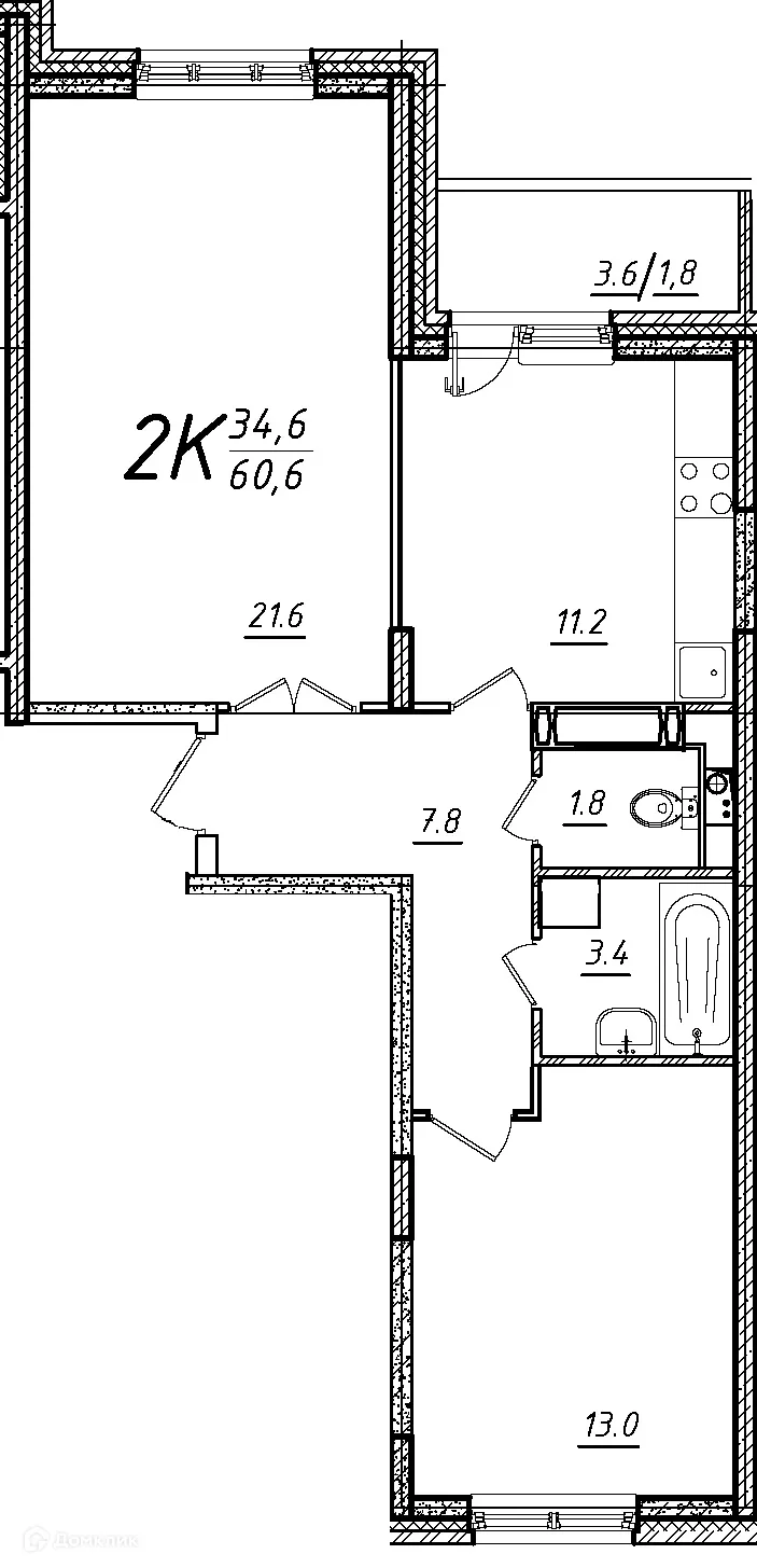 Фото квартиры в ЖК Школьный