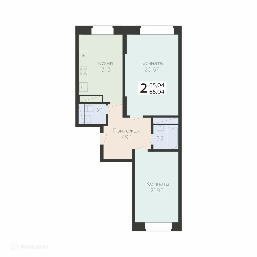 Фото квартиры в ЖК Арт-квартал "Онегин"