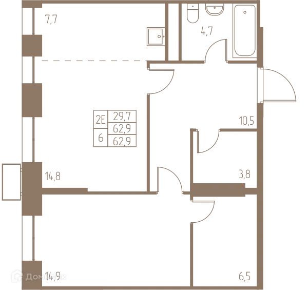 Фото квартиры в ЖК Фабрикант