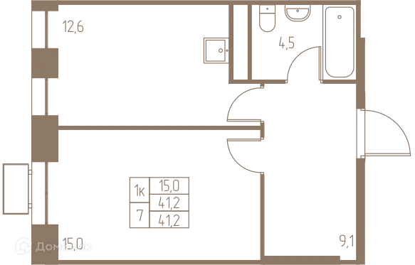 Фото квартиры в ЖК Фабрикант
