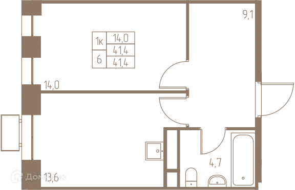 Фото квартиры в ЖК Фабрикант