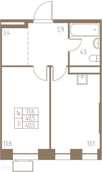 Фото квартиры в ЖК Фабрикант