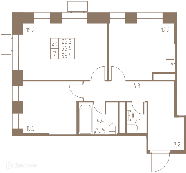 Фото квартиры в ЖК Фабрикант