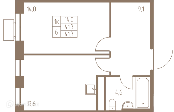 Фото квартиры в ЖК Фабрикант