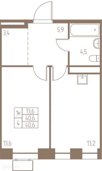 Фото квартиры в ЖК Фабрикант