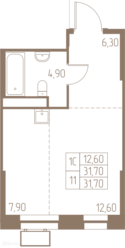 Фото квартиры в ЖК Фабрикант