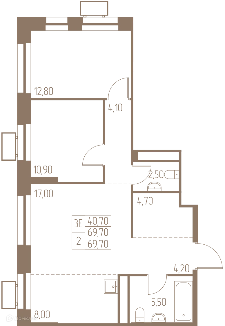 Фото квартиры в ЖК Фабрикант